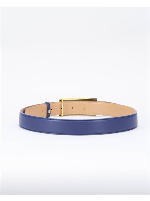 Belt in synthetic leather effect material with logo buckle Elisabetta Franchi ELISABETTA FRANCHI | Belt | CT45S47E2B75